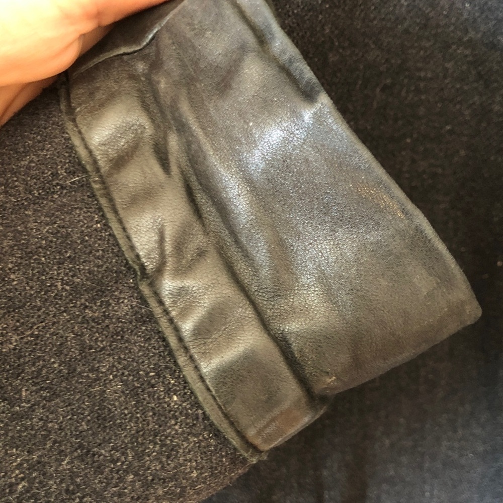 GAP Full-Zip Wool Collared Bomber Jacket Large - Picture 5 of 8